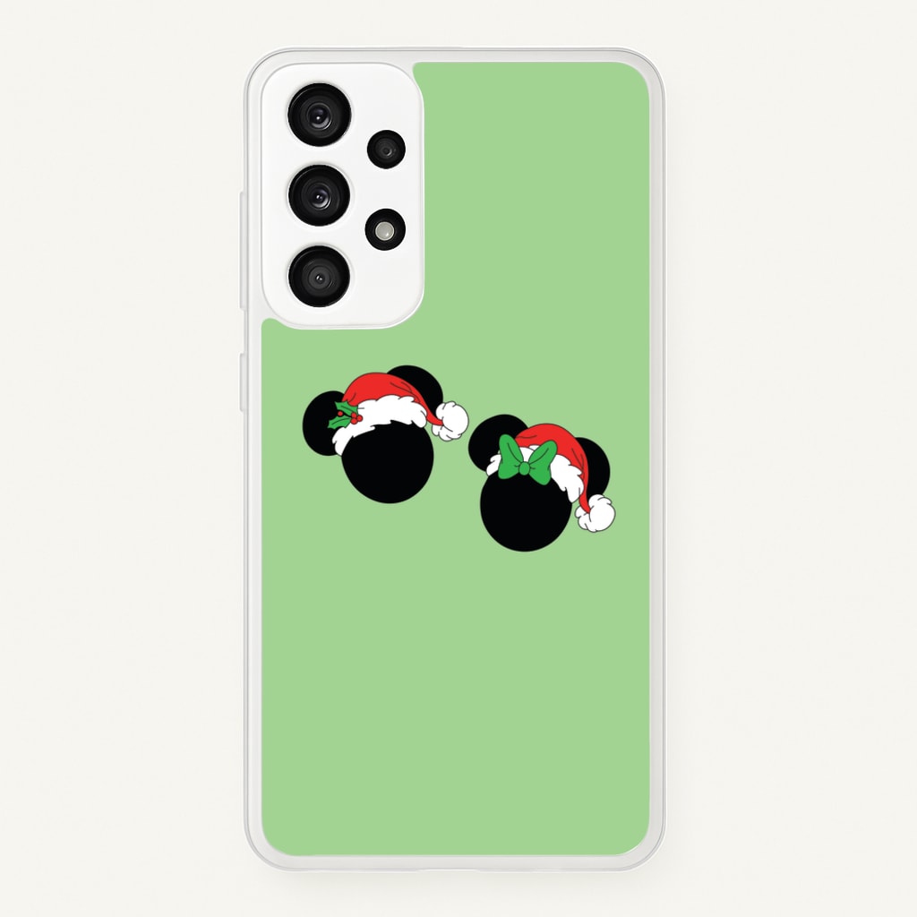 Festive Mice Christmas - Disney Christmas Phone Case for Galaxy A33