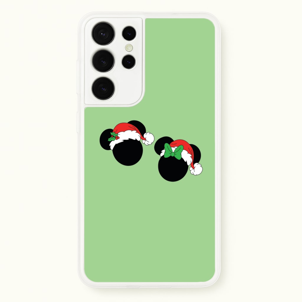 Festive Mice Christmas - Disney Christmas Phone Case for Galaxy S21 Ultra