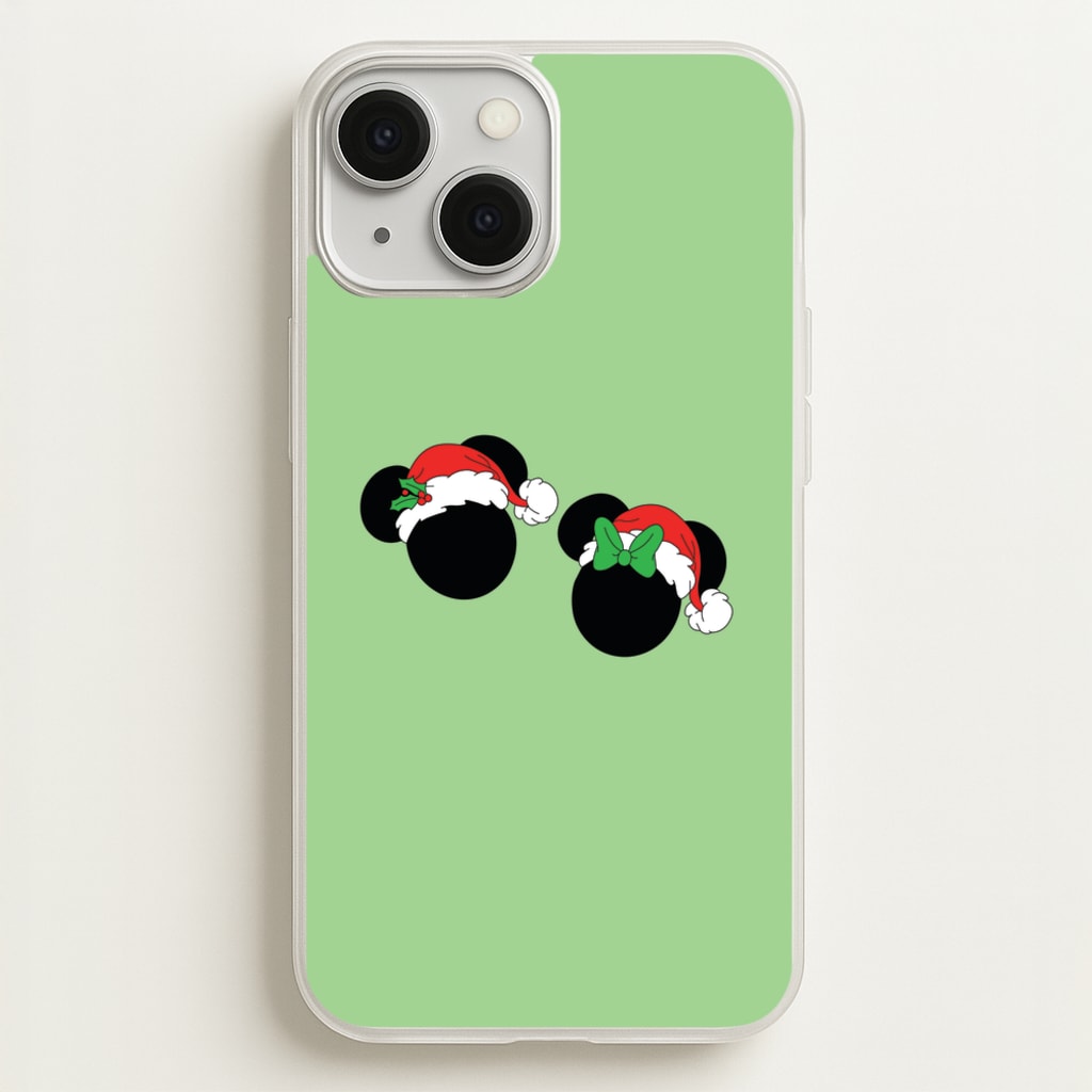 Festive Mice Christmas - Disney Christmas Phone Case for iPhone 13