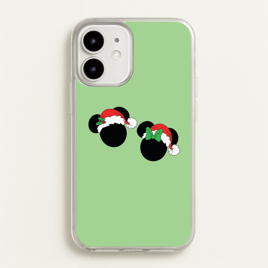 Festive Mice Christmas - Disney Christmas Phone Case for iPhone 12 Mini