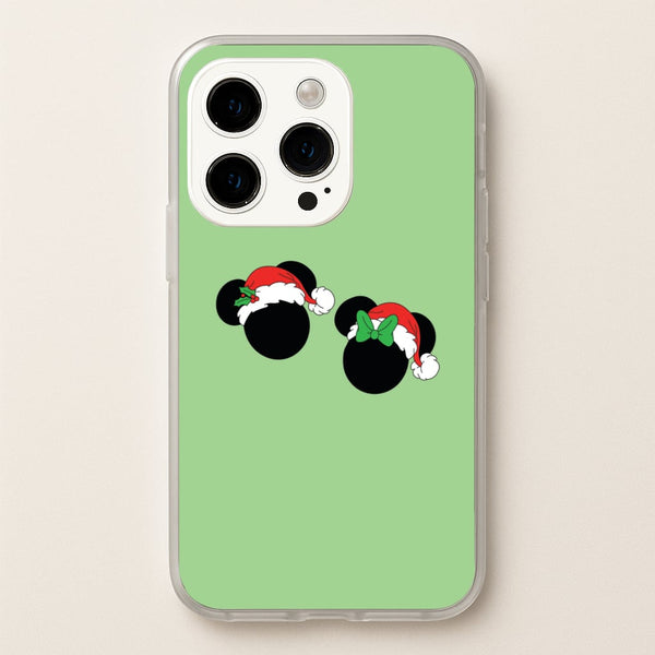Festive Mice Christmas - Disney Christmas Phone Case for iPhone 14 Pro Max