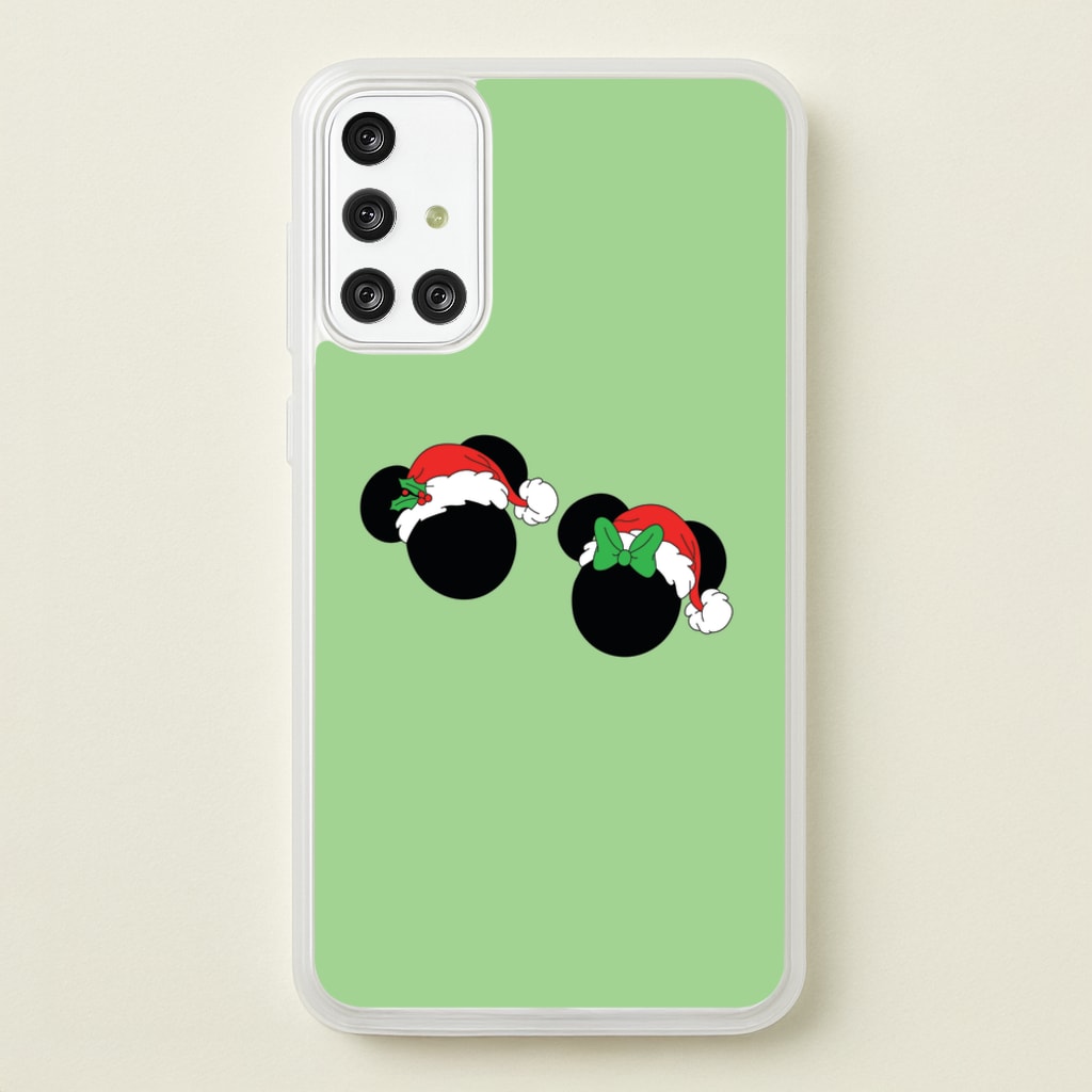 Festive Mice Christmas - Disney Christmas Phone Case for Galaxy A71