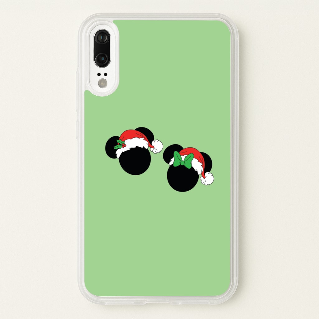 Festive Mice Christmas - Disney Christmas Phone Case for Huawei P20