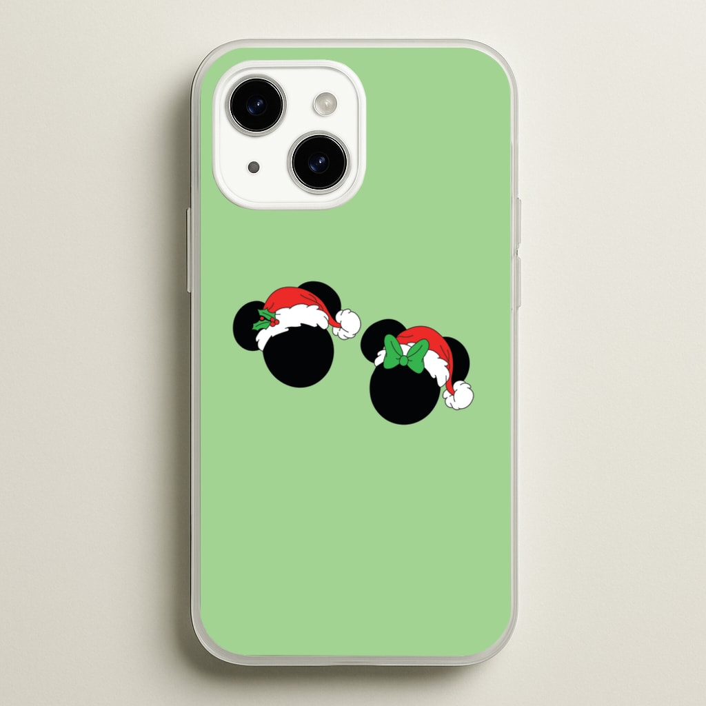 Festive Mice Christmas - Disney Christmas Phone Case for iPhone 14