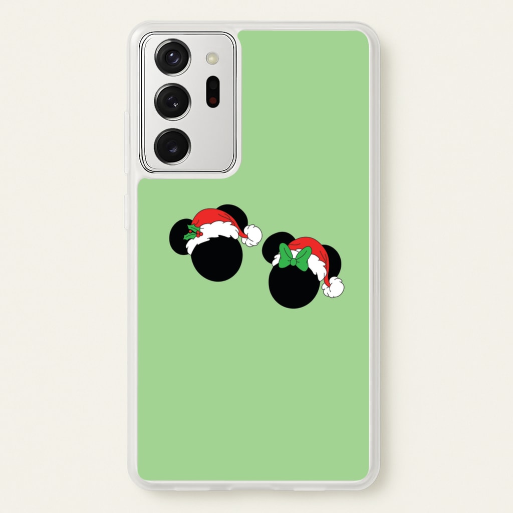 Festive Mice Christmas - Disney Christmas Phone Case for Galaxy Note 20 Ultra