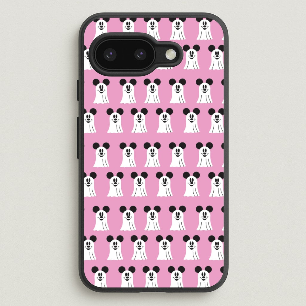 Mouse Ghost Pattern Halloween - Disney Halloween Phone Case for Google Pixel 9a