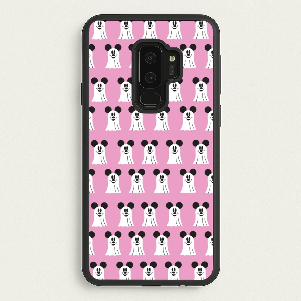 Mouse Ghost Pattern Halloween - Disney Halloween Phone Case for Galaxy S9 Plus