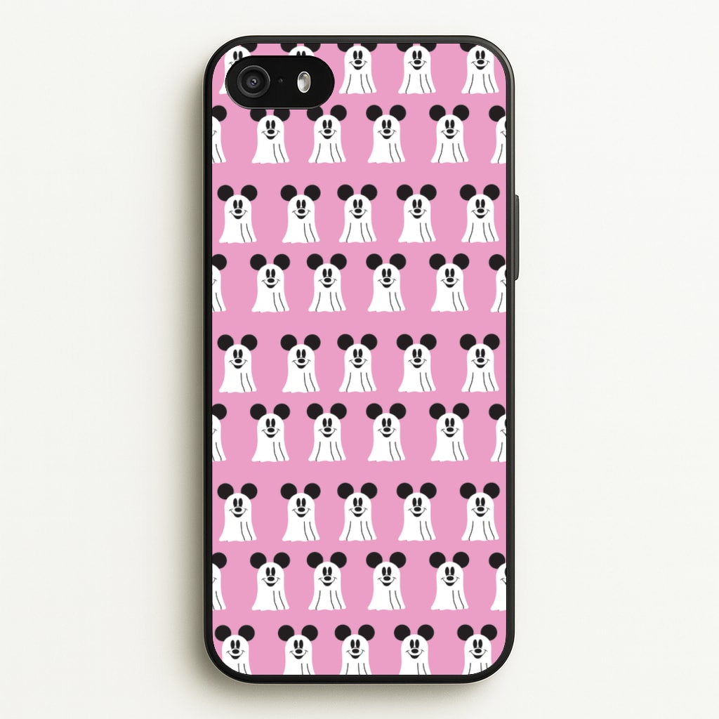 Mouse Ghost Pattern Halloween - Disney Halloween Phone Case for iPhone 5 / 5s / SE 2016