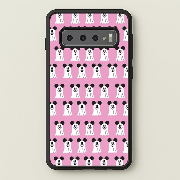 Mouse Ghost Pattern Halloween - Disney Halloween Phone Case for Galaxy S10