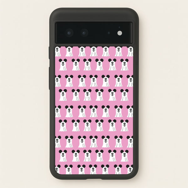 Mouse Ghost Pattern Halloween - Disney Halloween Phone Case for Google Pixel 6