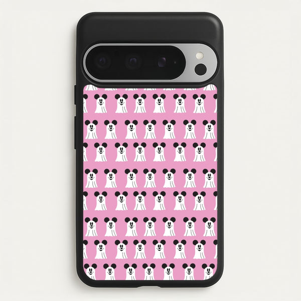 Mouse Ghost Pattern Halloween - Disney Halloween Phone Case for Google Pixel 9 Pro XL