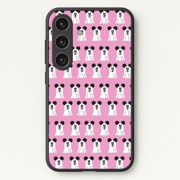 Mouse Ghost Pattern Halloween - Disney Halloween Phone Case for Galaxy S24