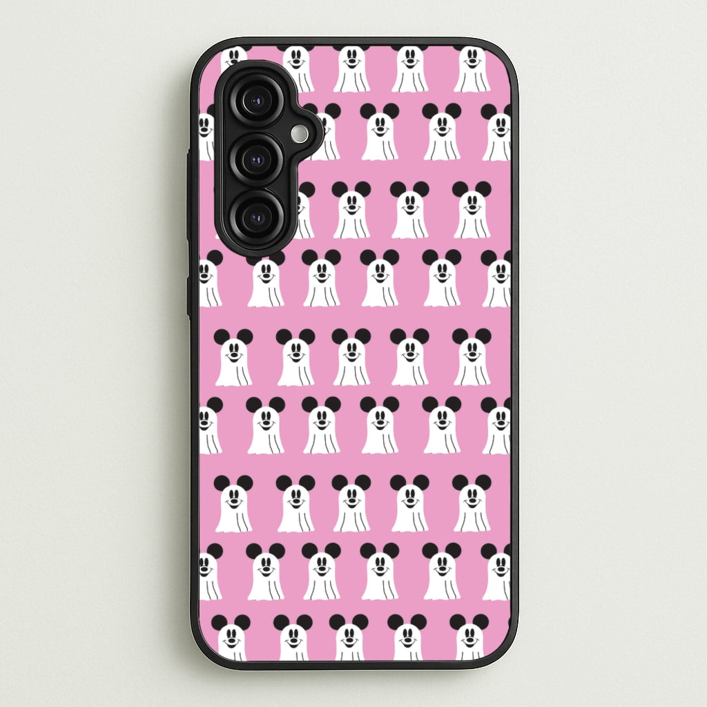 Mouse Ghost Pattern Halloween - Disney Halloween Phone Case for Galaxy A14