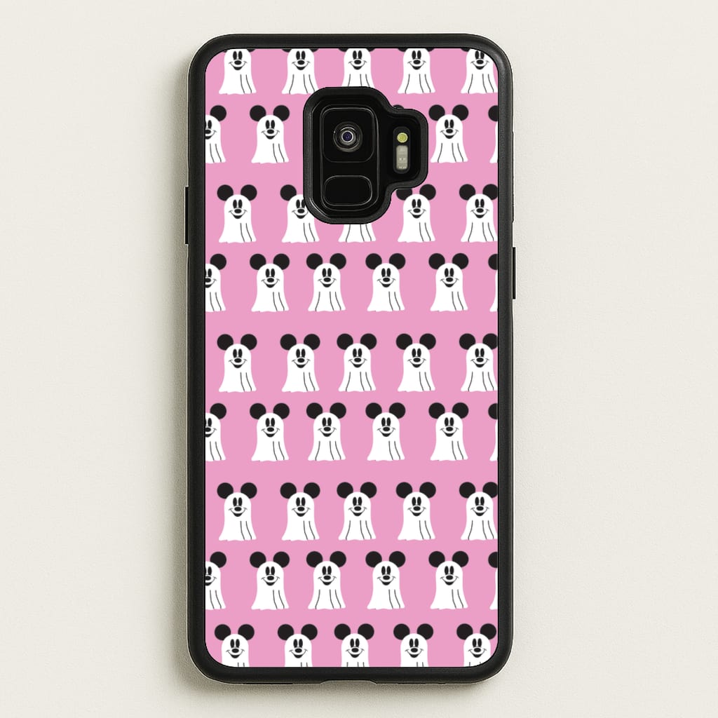 Mouse Ghost Pattern Halloween - Disney Halloween Phone Case for Galaxy S9