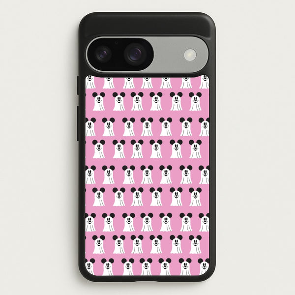 Mouse Ghost Pattern Halloween - Disney Halloween Phone Case for Google Pixel 9 / 9 Pro