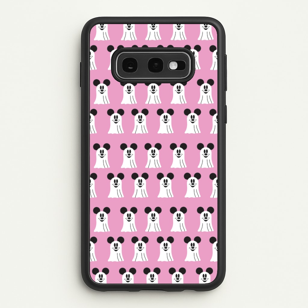 Mouse Ghost Pattern Halloween - Disney Halloween Phone Case for Galaxy S10e