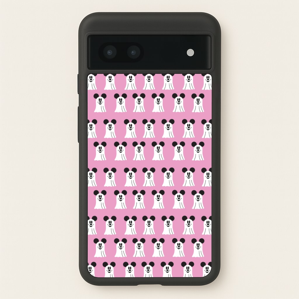 Mouse Ghost Pattern Halloween - Disney Halloween Phone Case for Google Pixel 6a