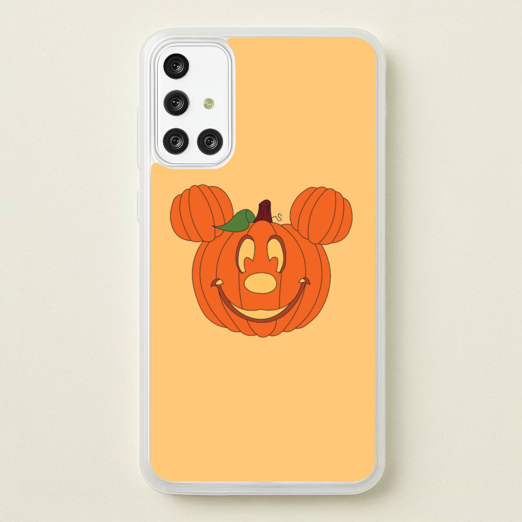 Mouse Pumpkin Halloween - Disney Halloween Phone Case for Galaxy A71