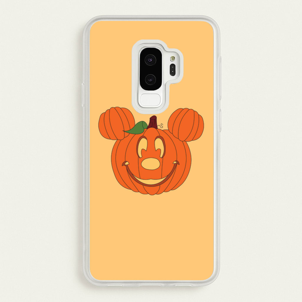 Mouse Pumpkin Halloween - Disney Halloween Phone Case for Galaxy S9 Plus