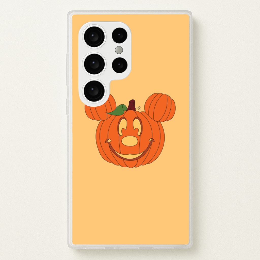 Mouse Pumpkin Halloween - Disney Halloween Phone Case for Galaxy S24 Ultra