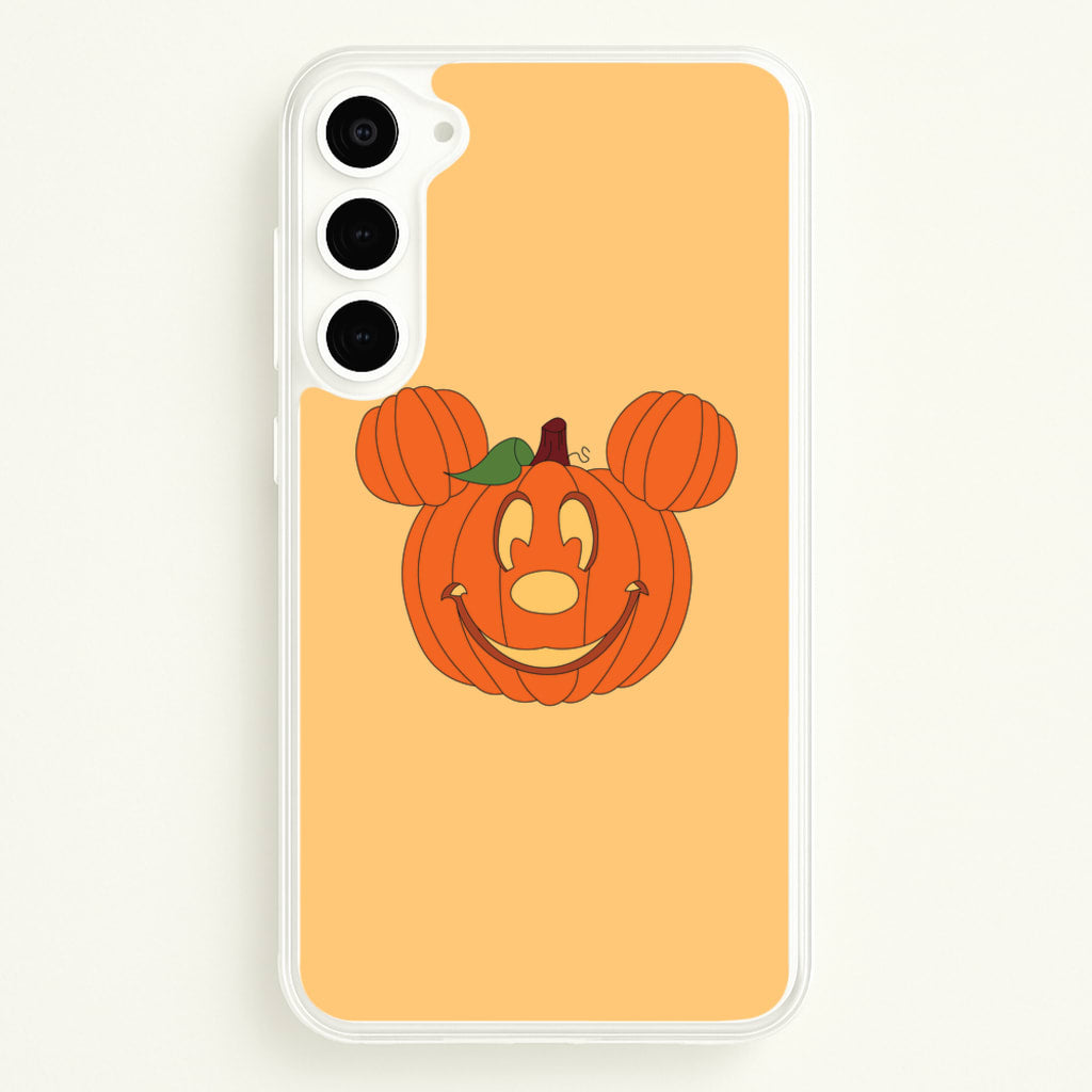 Mouse Pumpkin Halloween - Disney Halloween Phone Case for Galaxy S23