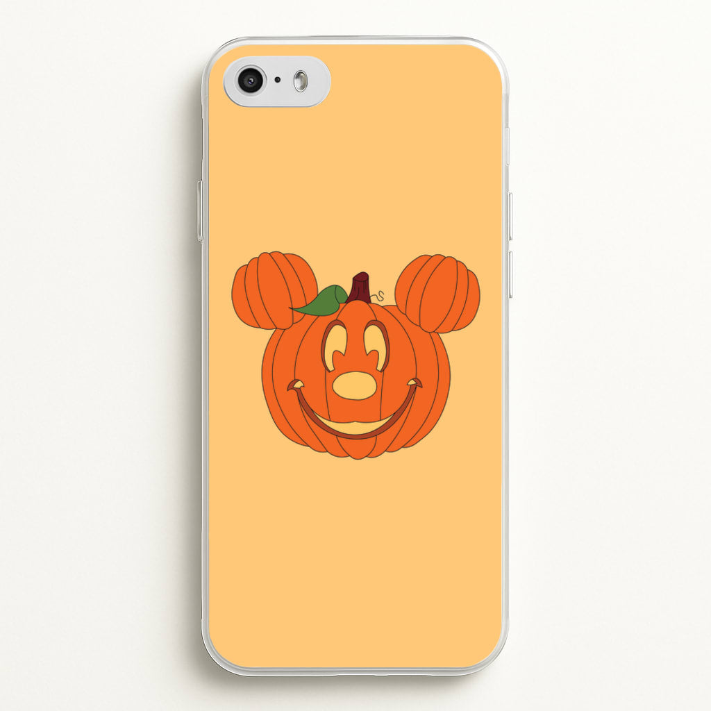 Mouse Pumpkin Halloween - Disney Halloween Phone Case for iPhone 5 / 5s / SE 2016