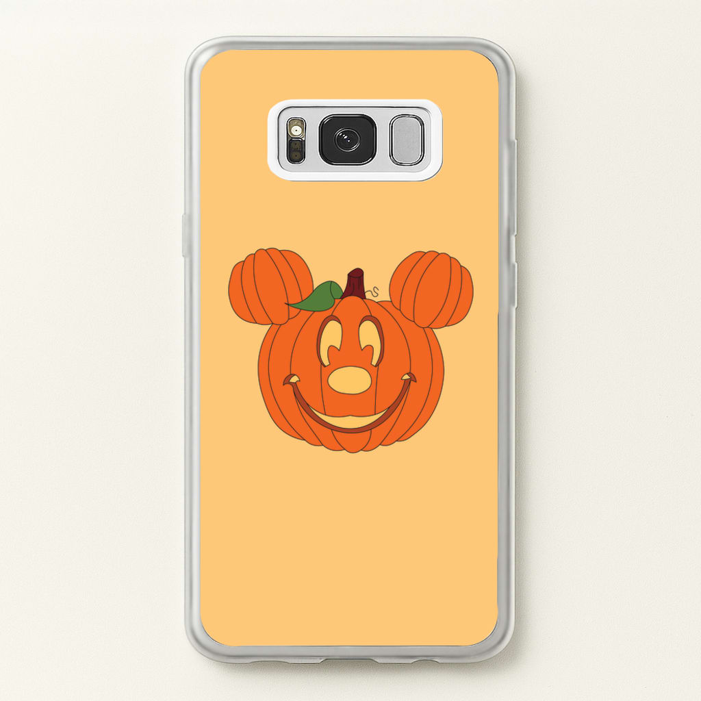 Mouse Pumpkin Halloween - Disney Halloween Phone Case for Galaxy S8 Plus