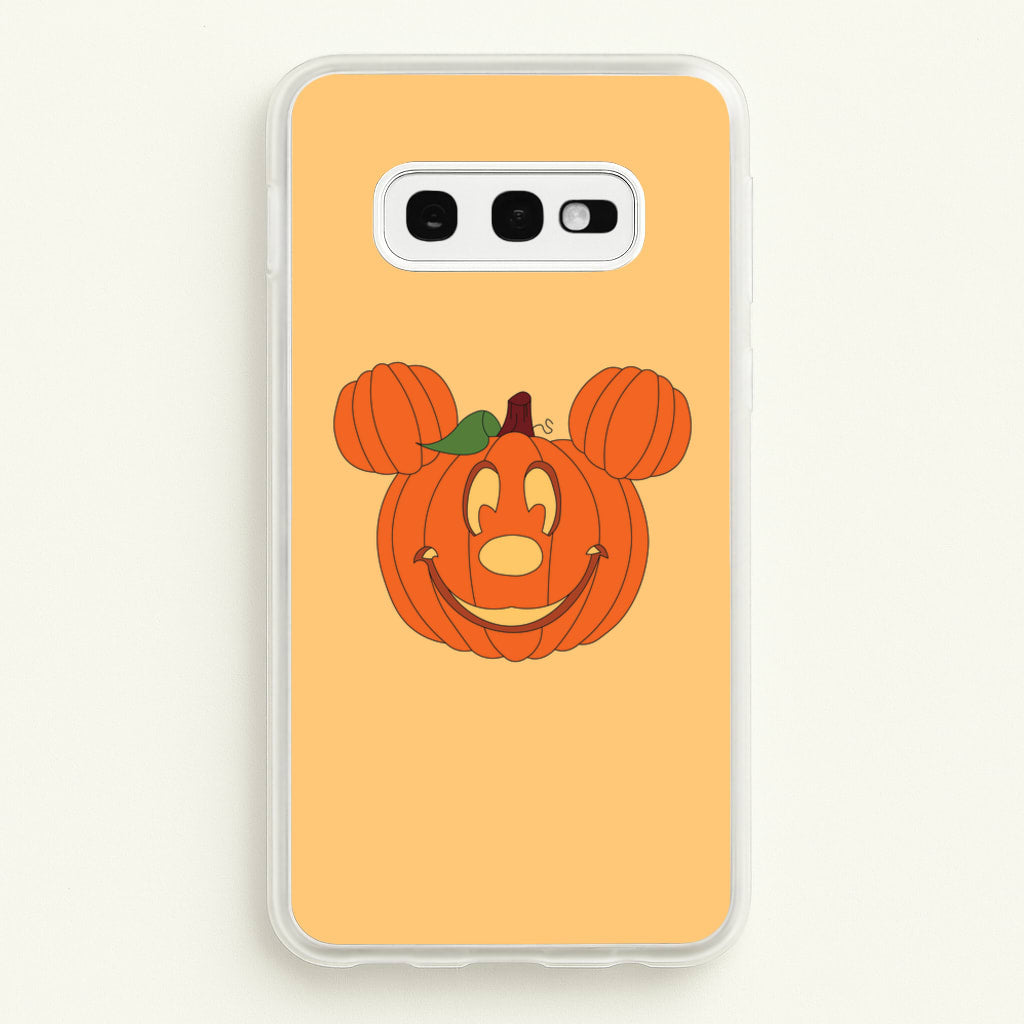 Mouse Pumpkin Halloween - Disney Halloween Phone Case for Galaxy S10e