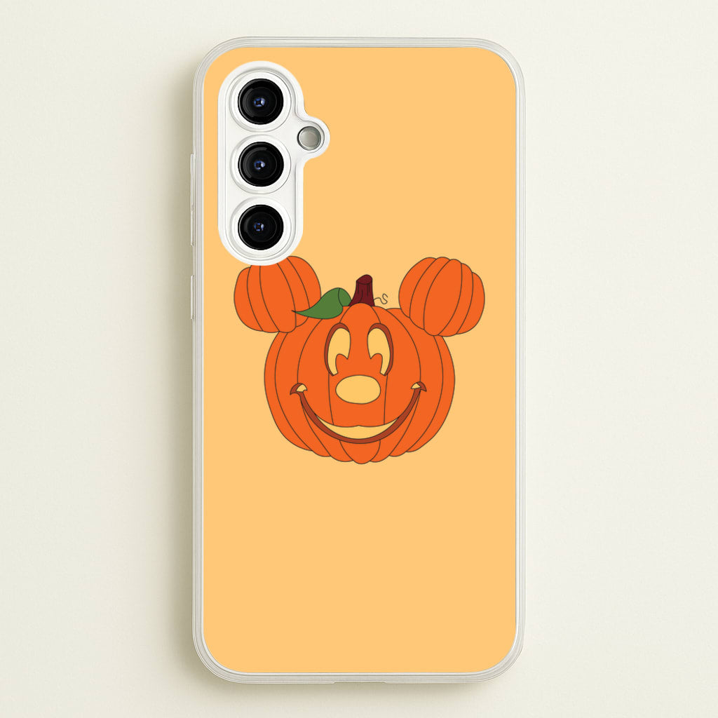 Mouse Pumpkin Halloween - Disney Halloween Phone Case for Galaxy A54