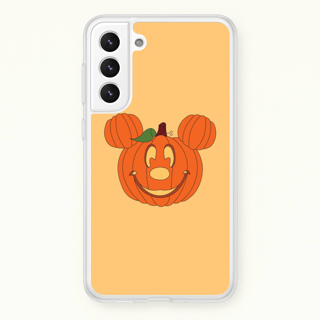 Mouse Pumpkin Halloween - Disney Halloween Phone Case for Galaxy S21FE