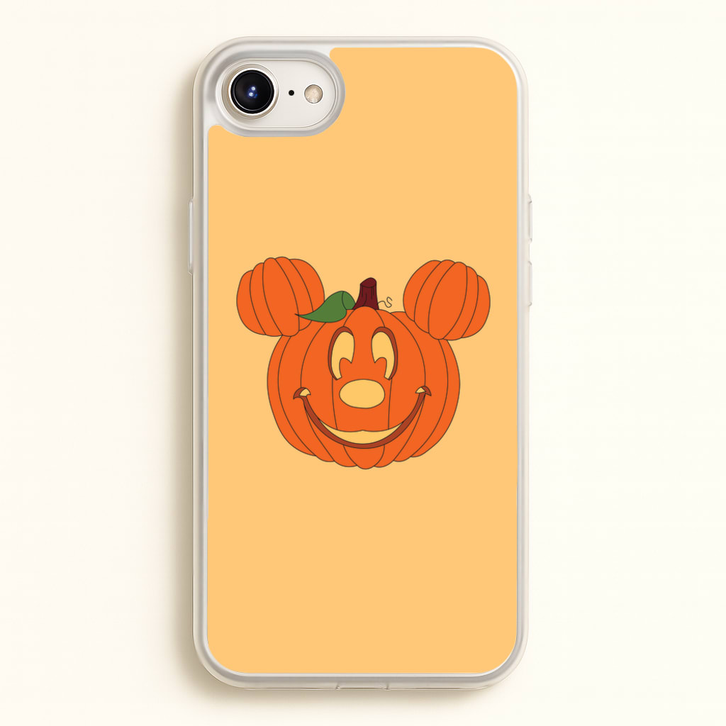 Mouse Pumpkin Halloween - Disney Halloween Phone Case for iPhone 6 Plus / 7 Plus / 8 Plus