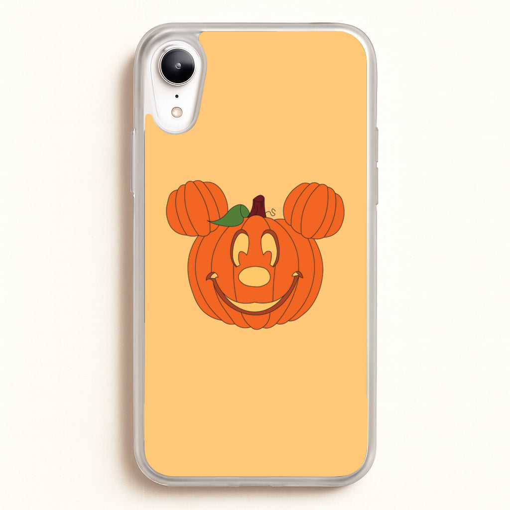 Mouse Pumpkin Halloween - Disney Halloween Phone Case for iPhone XR
