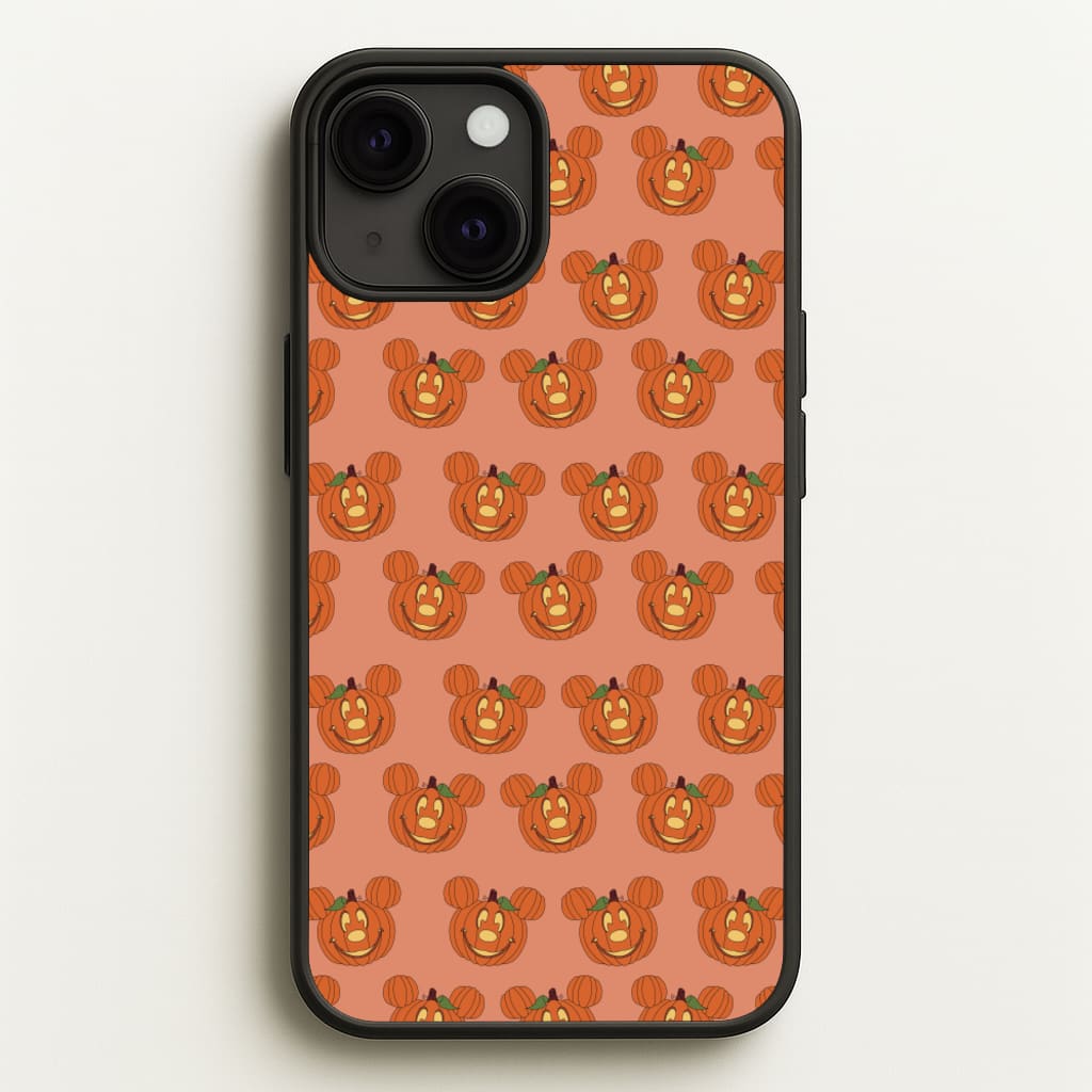 Mouse Pumpkin Pattern Halloween - Disney Halloween Phone Case for iPhone 13 Mini