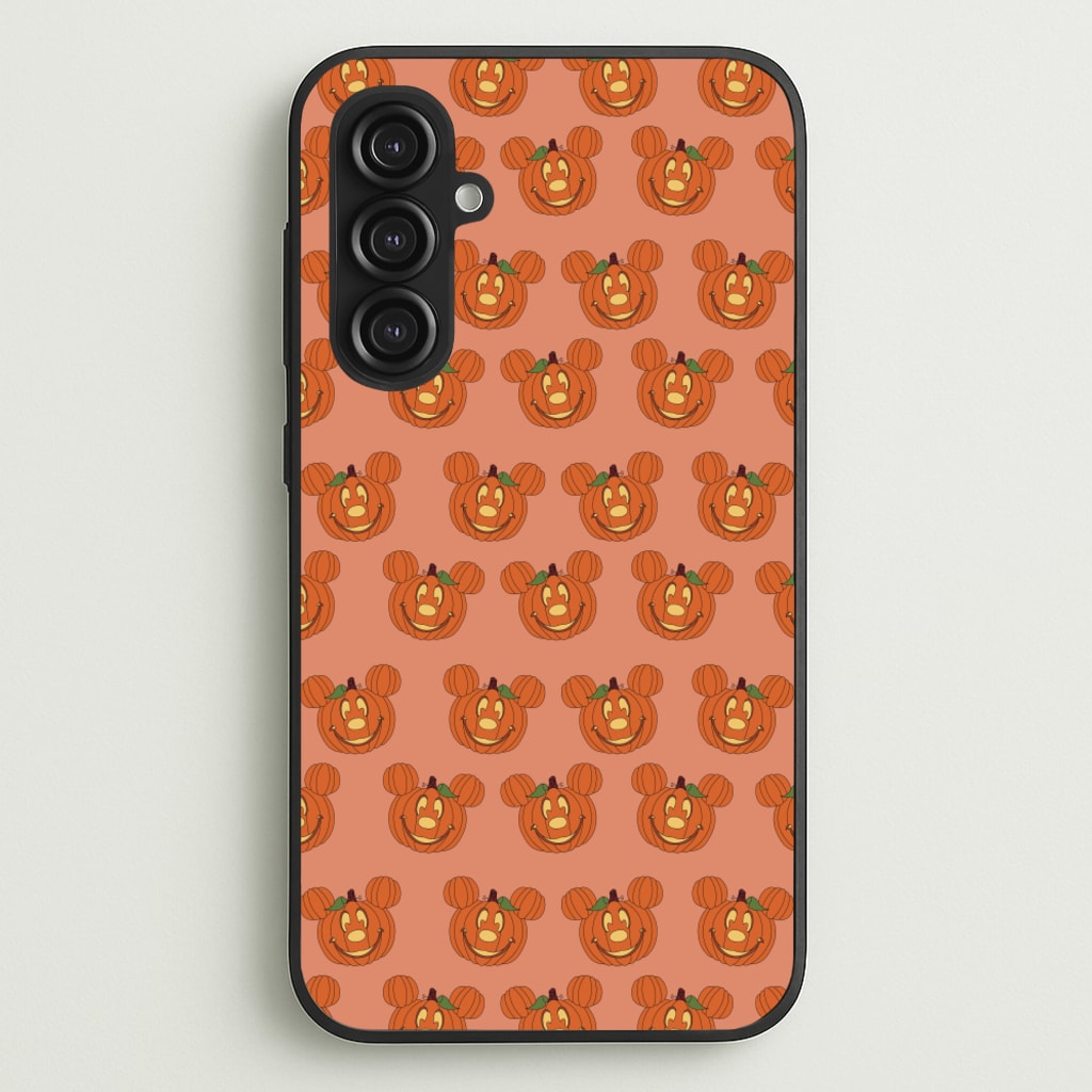 Mouse Pumpkin Pattern Halloween - Disney Halloween Phone Case for Galaxy S23FE