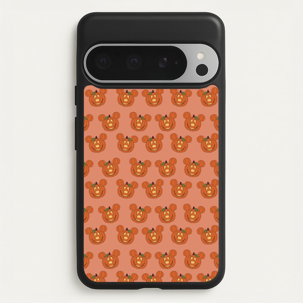 Mouse Pumpkin Pattern Halloween - Disney Halloween Phone Case for Google Pixel 9 Pro XL