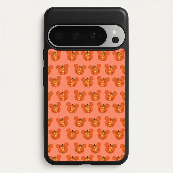 Mouse Pumpkin Pattern Halloween - Disney Halloween Phone Case for Google Pixel 9 Pro XL