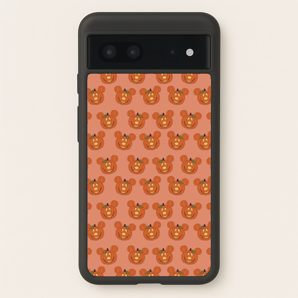 Mouse Pumpkin Pattern Halloween - Disney Halloween Phone Case for Google Pixel 7