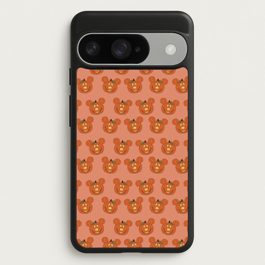 Mouse Pumpkin Pattern Halloween Phone Case for Google Pixel 10 / 10 Pro
