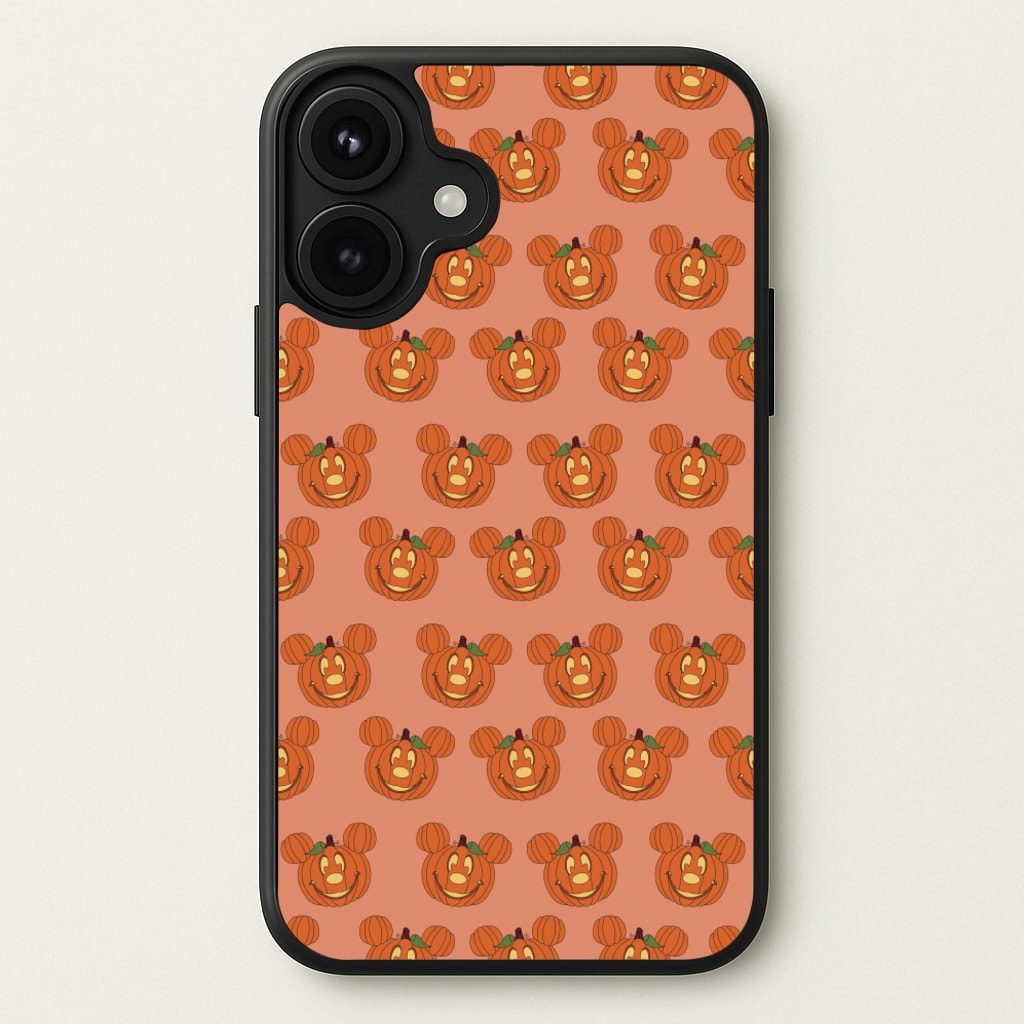 Mouse Pumpkin Pattern Halloween Phone Case for iPhone 17