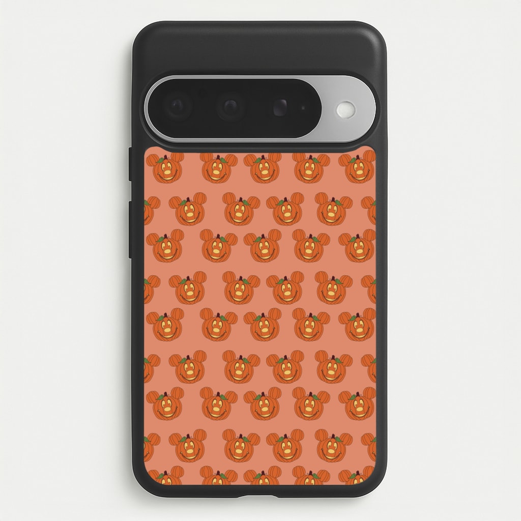 Mouse Pumpkin Pattern Halloween Phone Case for Google Pixel 10 Pro XL