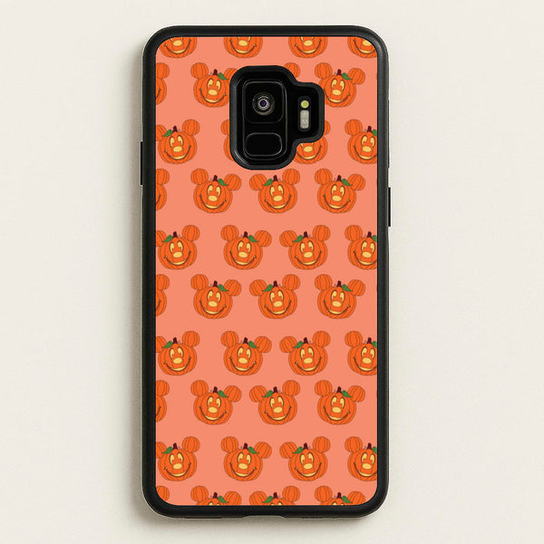 Mouse Pumpkin Pattern Halloween - Disney Halloween Phone Case for Galaxy S9