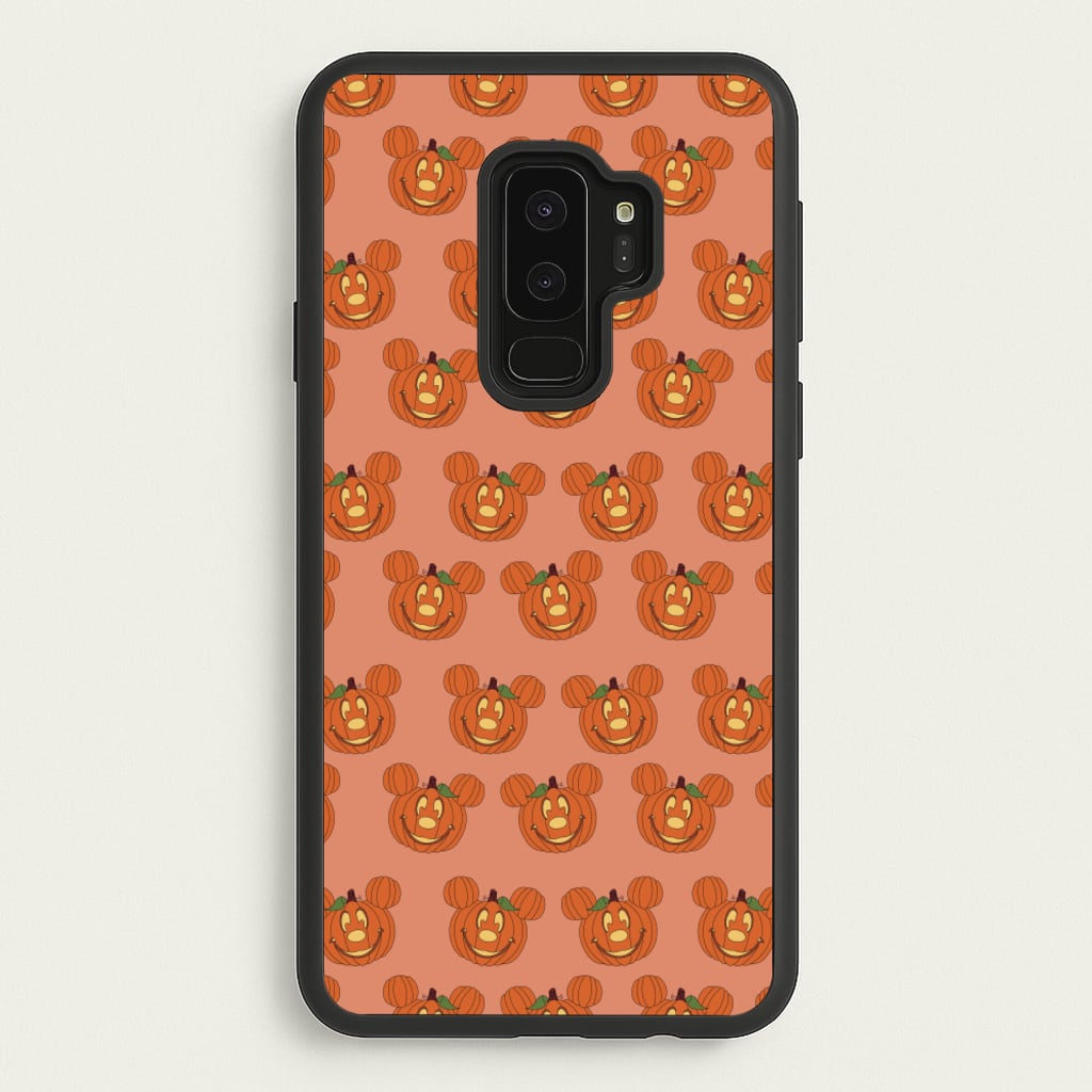 Mouse Pumpkin Pattern Halloween - Disney Halloween Phone Case for Galaxy S9 Plus