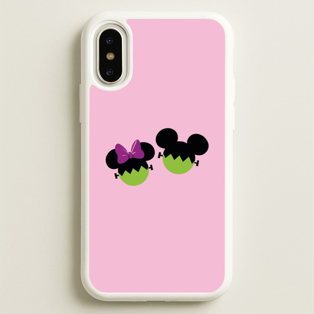 Frankenstein Mice Halloween - Disney Halloween Phone Case for iPhone X / XS