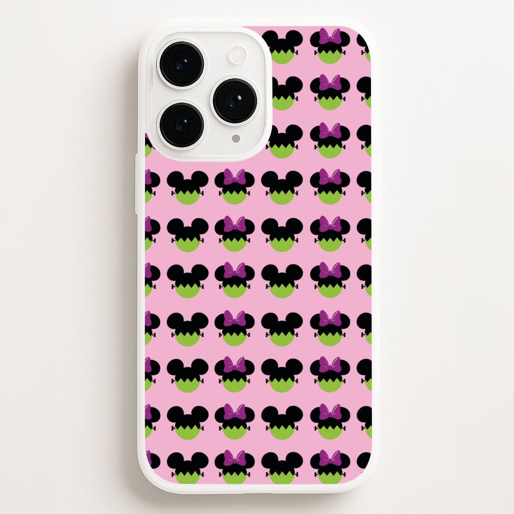 Frankenstein Mice Pattern Halloween - Disney Halloween Phone Case for iPhone 16 Pro Max