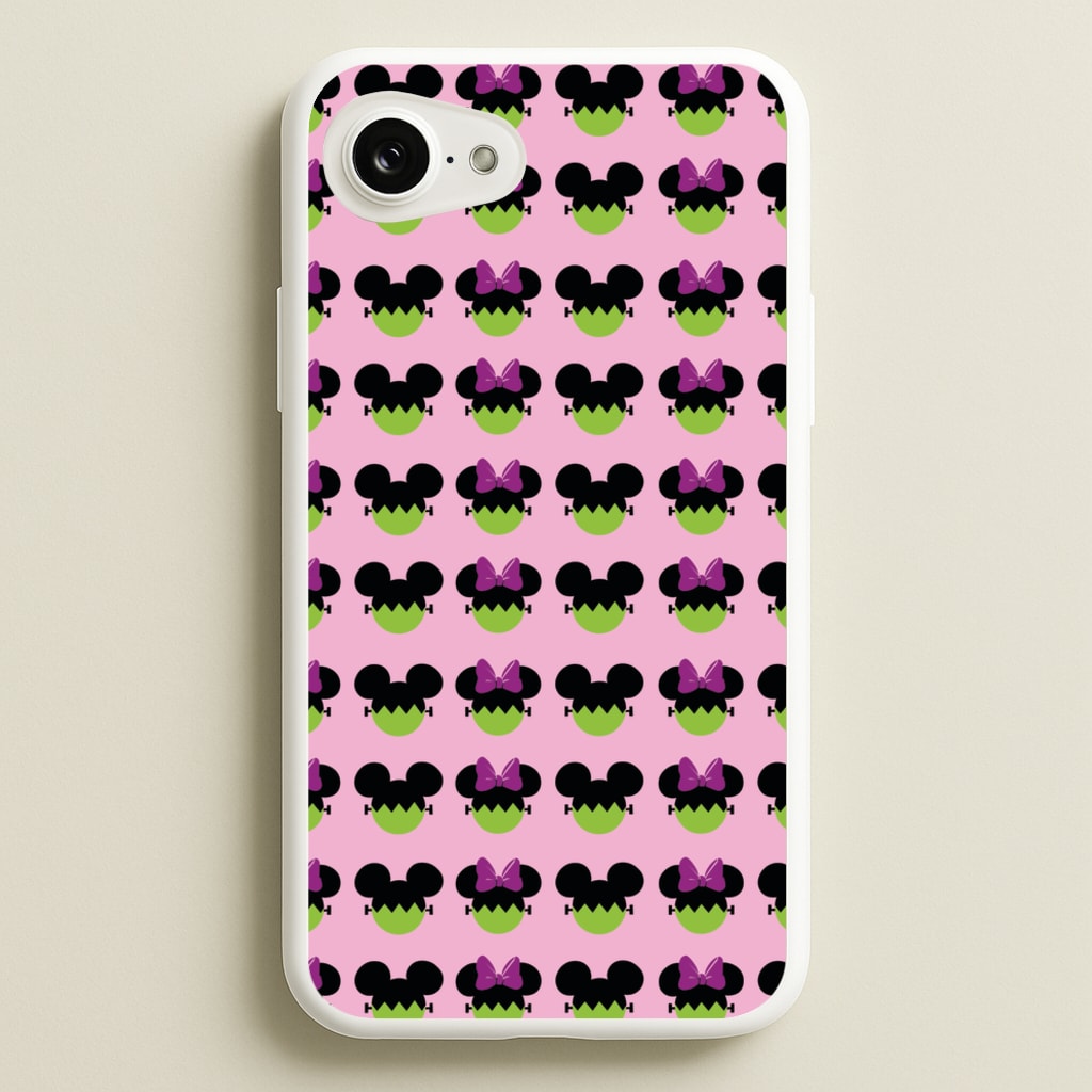 Frankenstein Mice Pattern Halloween - Disney Halloween Phone Case for iPhone 16e