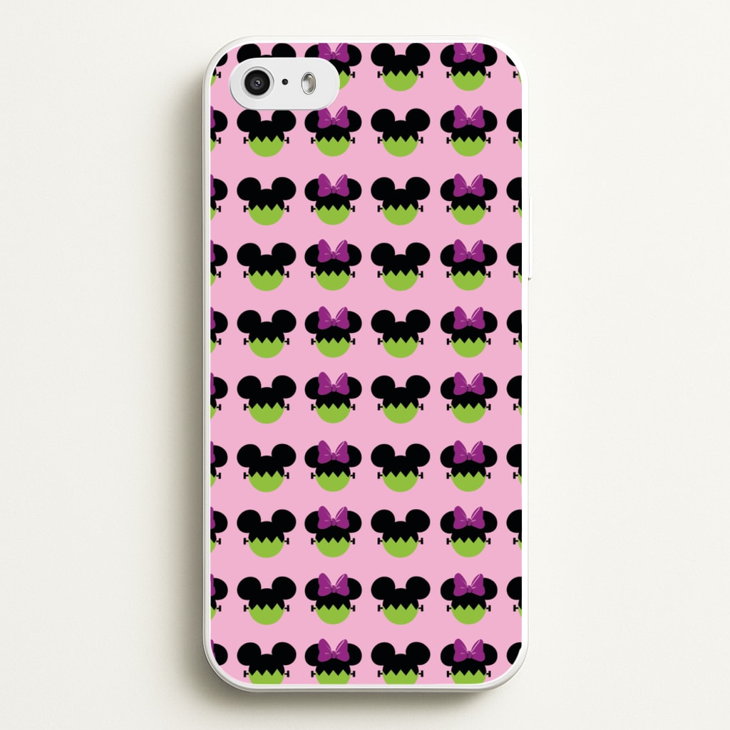 Frankenstein Mice Pattern Halloween - Disney Halloween Phone Case for iPhone 5 / 5s / SE 2016
