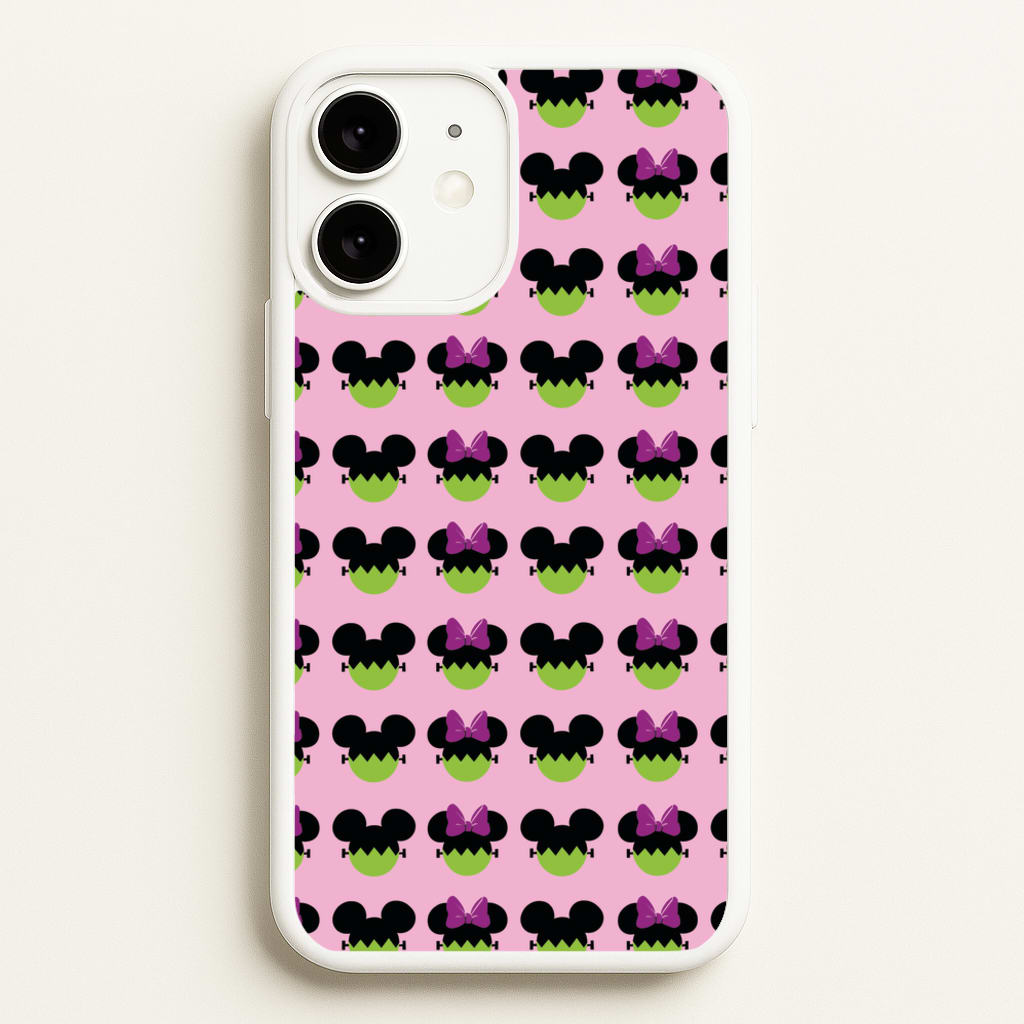 Frankenstein Mice Pattern Halloween - Disney Halloween Phone Case for iPhone 11