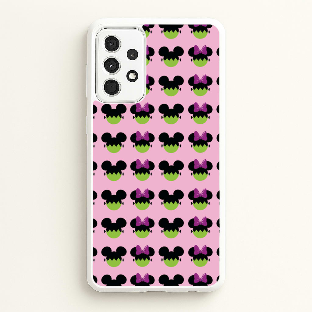 Frankenstein Mice Pattern Halloween - Disney Halloween Phone Case for Galaxy A52 / A52s