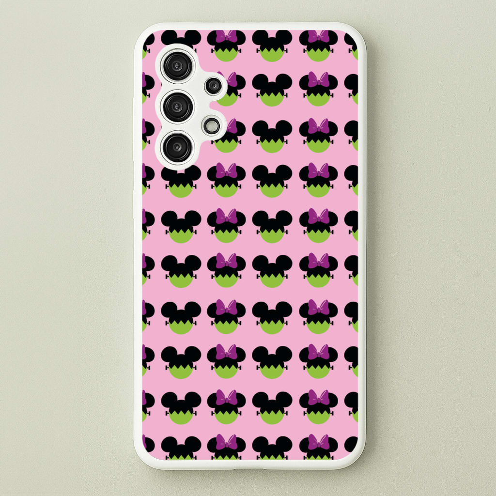 Frankenstein Mice Pattern Halloween - Disney Halloween Phone Case for Galaxy A13