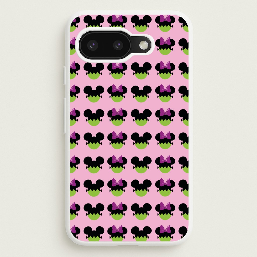 Frankenstein Mice Pattern Halloween - Disney Halloween Phone Case for Google Pixel 9a